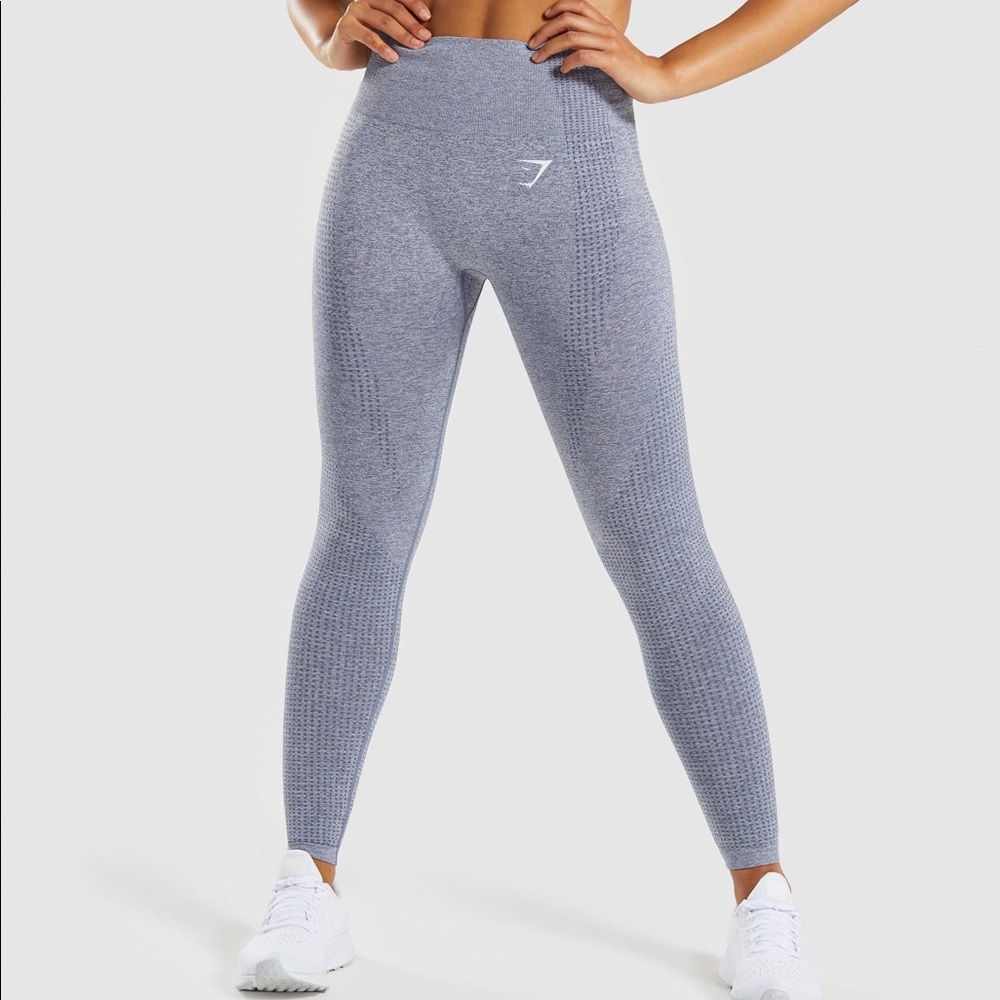 BLUE MARL • GYMSHARK VITAL SEAMLESS LEGGING